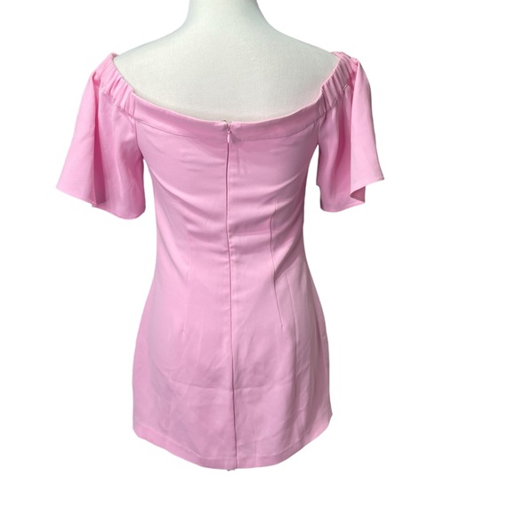 Guess‎ by Marciano Pink off shoulder dress size S NWT - Picture 3 of 11